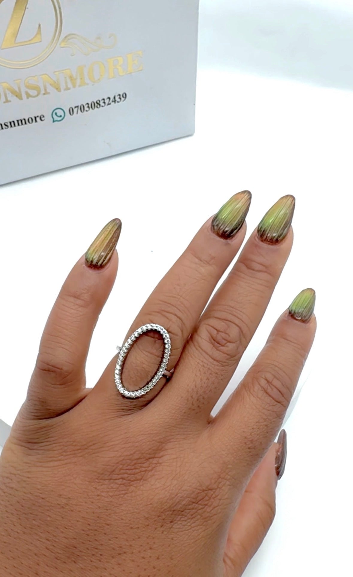 RING 8002 Silver Oval