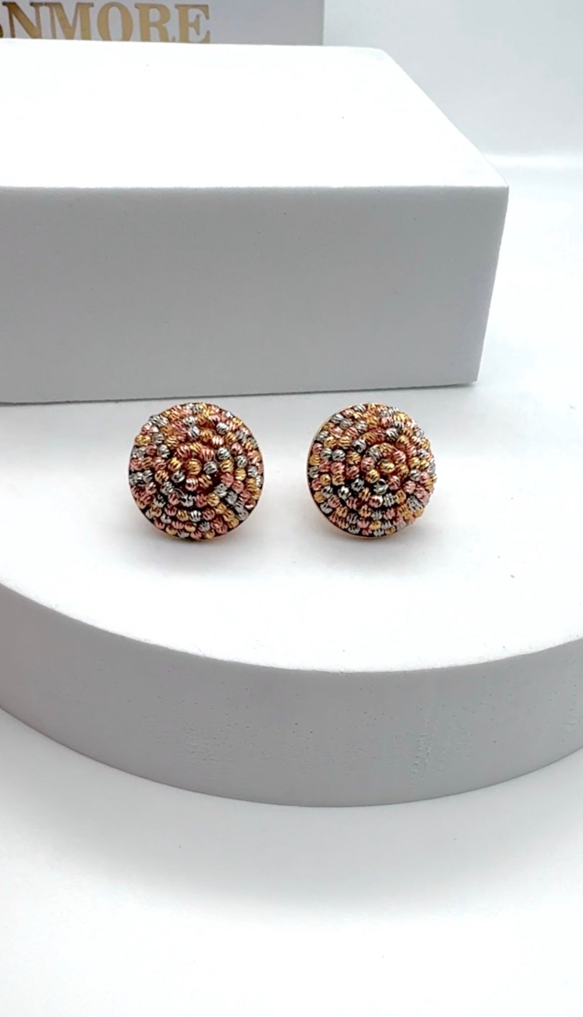 EARRINGS 8048 Diamond cut