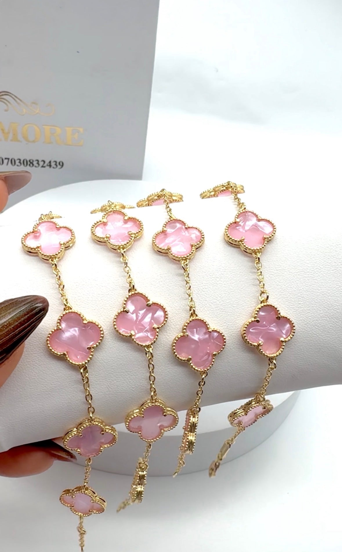 BRACELET 8010 Iridescent pink