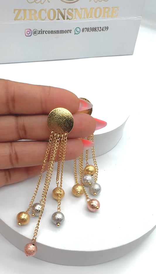 3TONE EARRINGS 2027