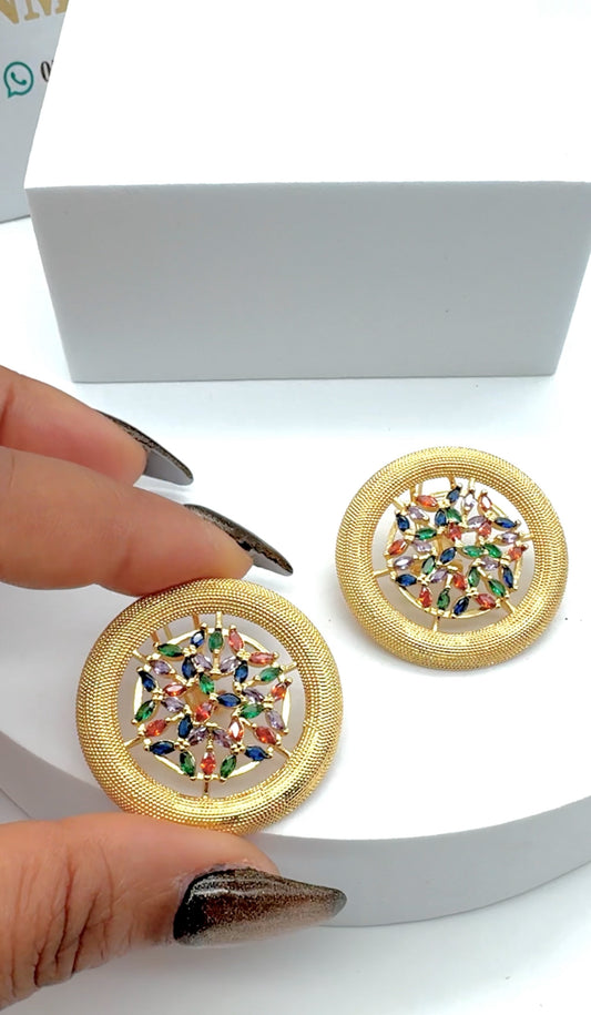 MULTI COLORED EARRINGS 4017