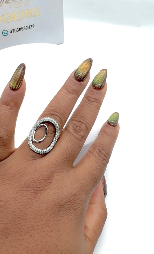 RING 8011 Silver DoubleO