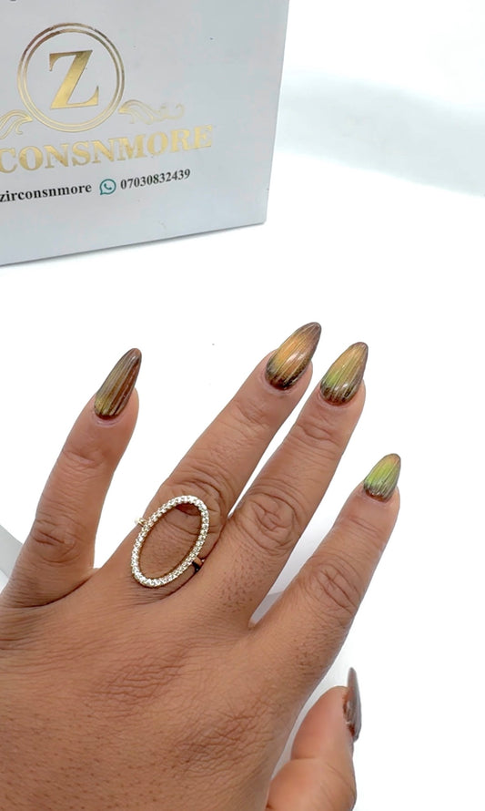 RING 8006 Gold Oval