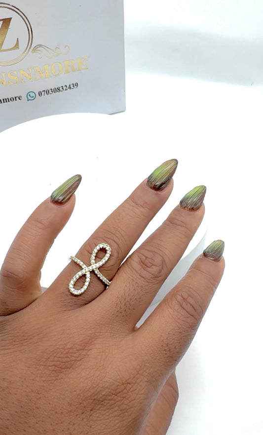RING 8012 Gold Infinity