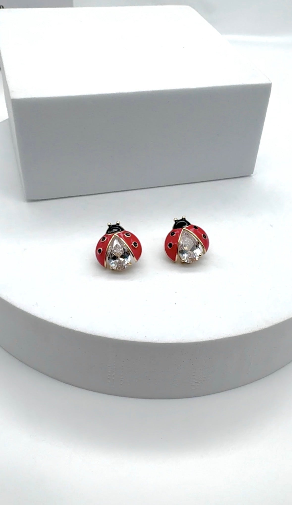 EARRINGS 8044 big stone