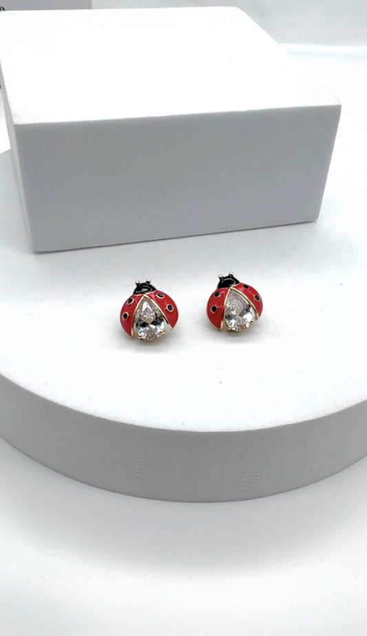 EARRINGS 8044 big stone