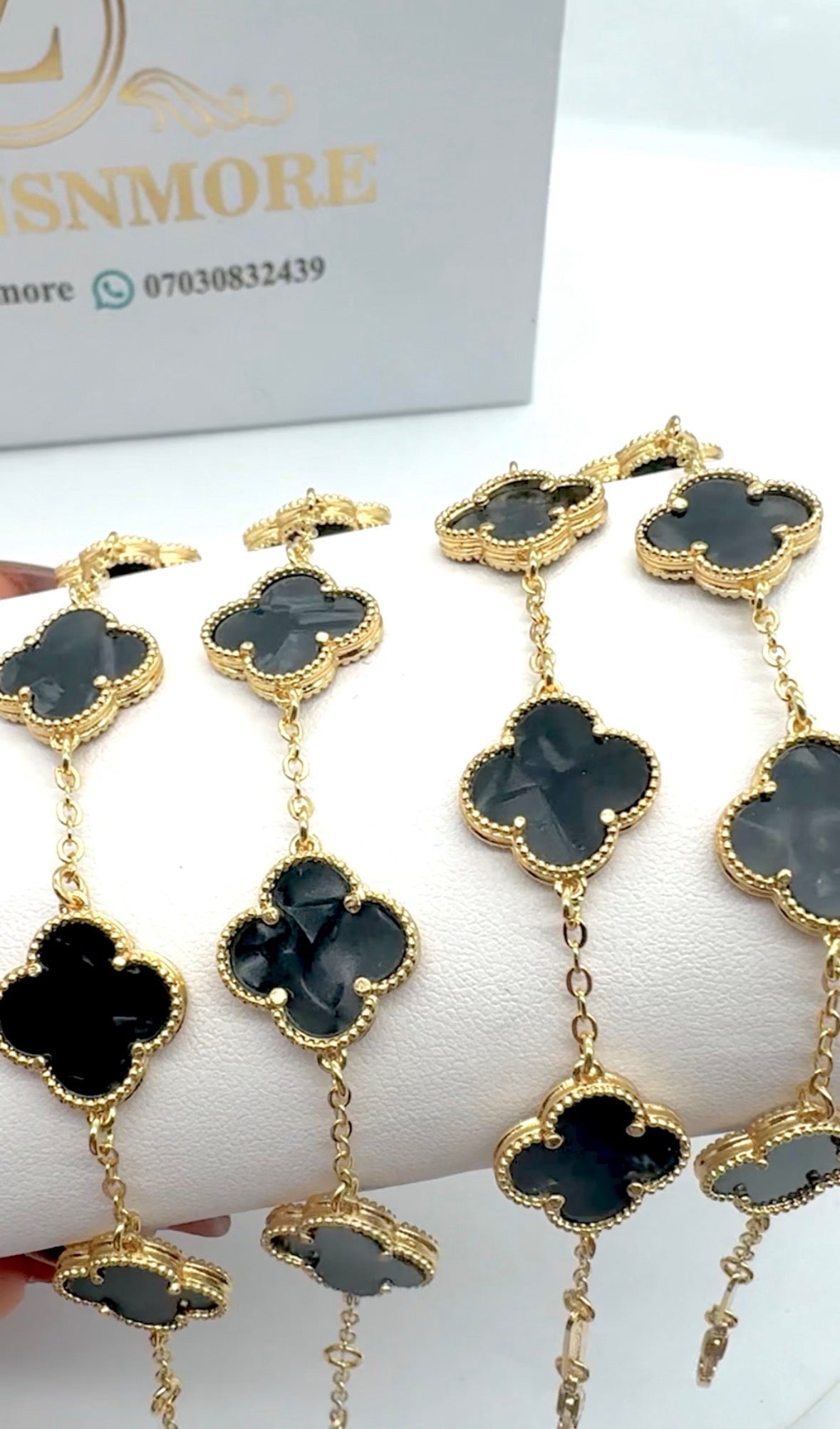 BRACELET 8009 Iridescent black