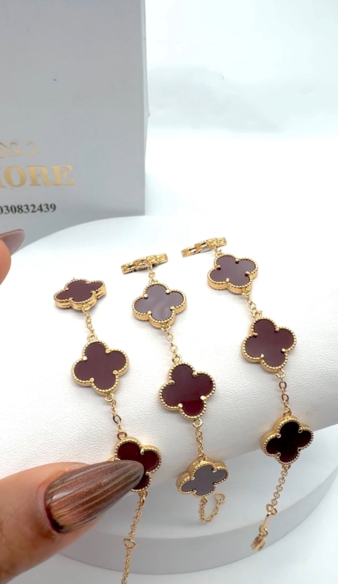 BRACELET 8006 Oxblood