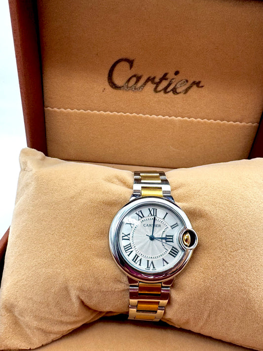 CARTIER TWO TONE WATCH