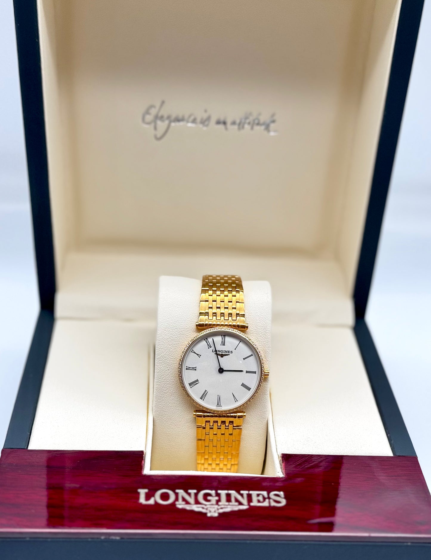 EXQUISITE GOLD LONGINES WATCH