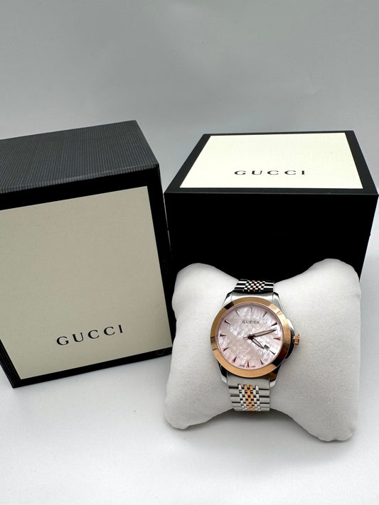 TWO TONE GUCCI WATCH