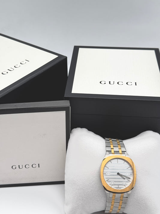 TWO TONE GUCCI WATCH